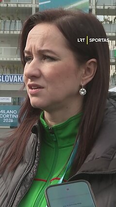 Premjerė Inga Ruginienė apsilankė olimpiniame miestelyje