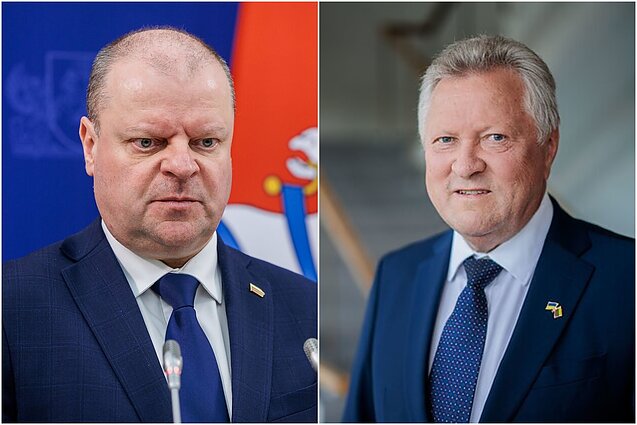 Saulius Skvernelis ir Kazys Starkevičius