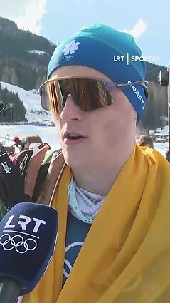 Pirmasis iš lietuvių olimpinėse pasirodė Tautvydas Strolia