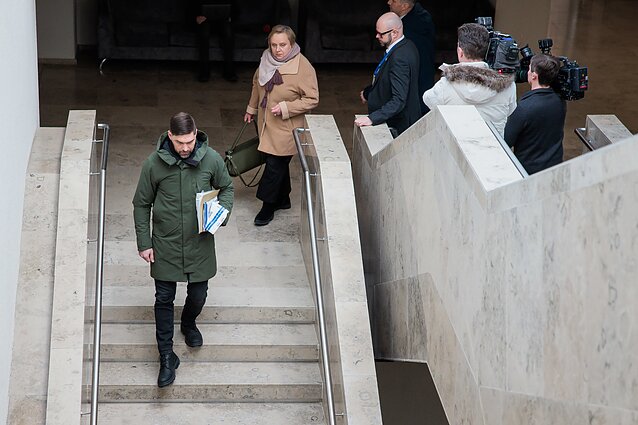 STT pareigūnai paliko Sauliaus Skvernelio kabinetą