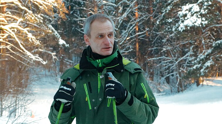 Slidinėjimo treneris Robertas apie lygumų slidžių sportą: tai net geriau nei plaukimas