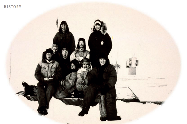 1989–1991 m. Antarktidoje žiemojusios moterys