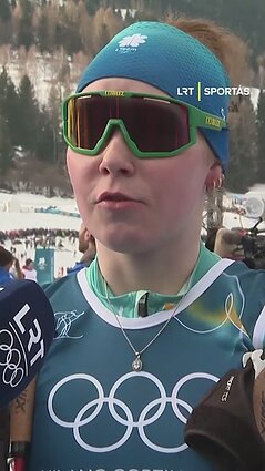 Dar dviejų startų laukianti Savickaitė: noriu parodyti, kad esu verta čia būti