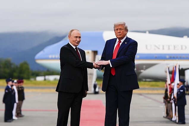 Vladimiras Putinas ir Donaldas Trumpas Vladimiras Putinas ir Donaldas Trumpas