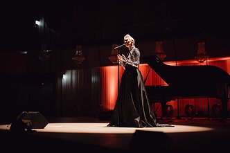 Giedrės Kilčiauskienės koncerto akimirka