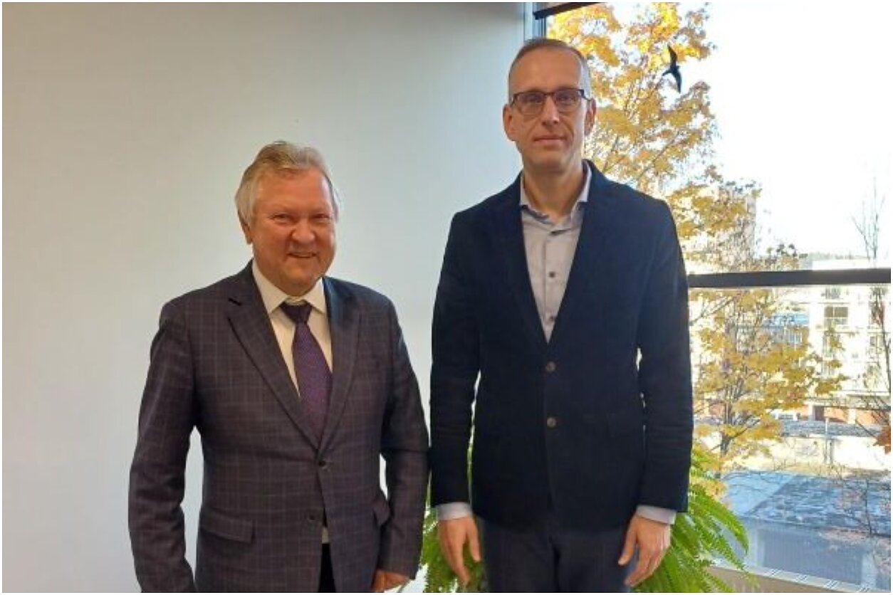 Kazys Starkevičius ir Jurijus Kornijenko