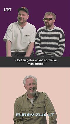 Zilnys su EUROVIZIJA.LT finalininkais „Black Biceps“ aptaria dainą „Let Me Cook“