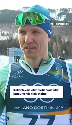 Olimpietis Vaičiulis: jaudulys vis tiek ateina