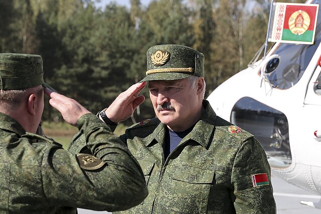 Baltarusijos neteisėtas prezidentas Aliaksandras Lukašenka