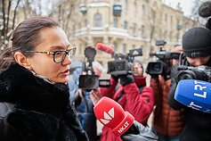 Agnė Silickienė atvyko į STT Agnė Silickienė atvyko į STT