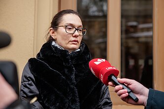 Agnė Silickienė atvyko į STT