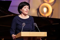 Vaida Aleknavičienė. Nacionalinių kultūros ir meno bei Jono Basanavičiaus premijų įteikimo iškilmės Vaida Aleknavičienė. Nacionalinių kultūros ir meno bei Jono Basanavičiaus premijų įteikimo iškilmės