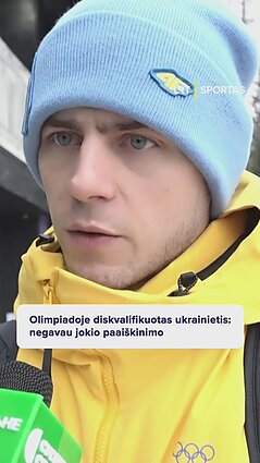 Olimpiadoje diskvalifikuotas ukrainietis: negavau jokio paaiškinimo