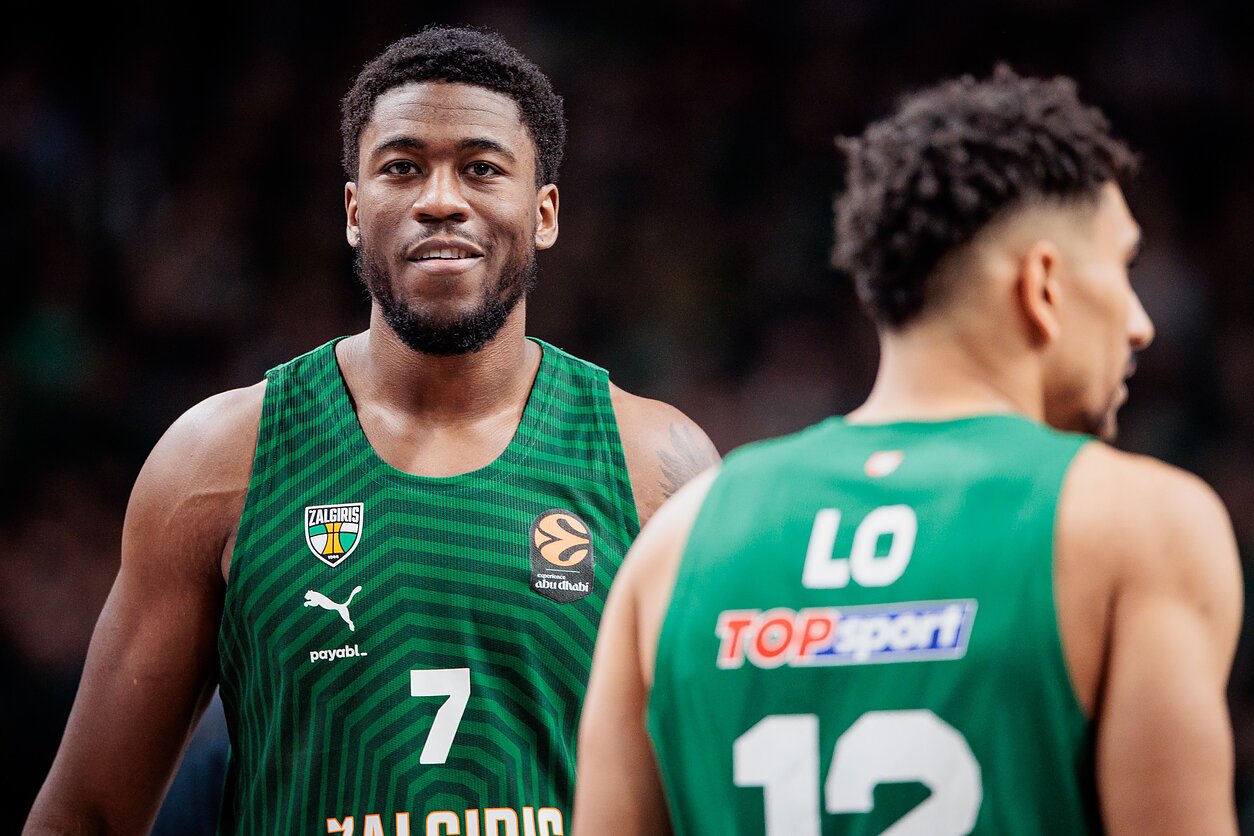 Mosesas Wrightas. Eurolyga: Kauno „Žalgiris“ – Tel Avivo „Hapoel“ Mosesas Wrightas. Eurolyga: Kauno „Žalgiris“ – Tel Avivo „Hapoel“