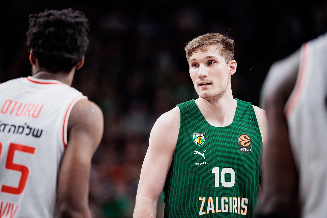 Ąžuolas Tubelis. Eurolyga: Kauno „Žalgiris“ – Tel Avivo „Hapoel“ Ąžuolas Tubelis. Eurolyga: Kauno „Žalgiris“ – Tel Avivo „Hapoel“