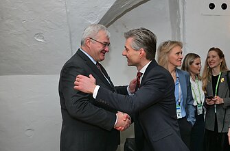 Kęstutis Budrys ir Ukrainos užsienio reikalų ministras Andrijus Sybiha