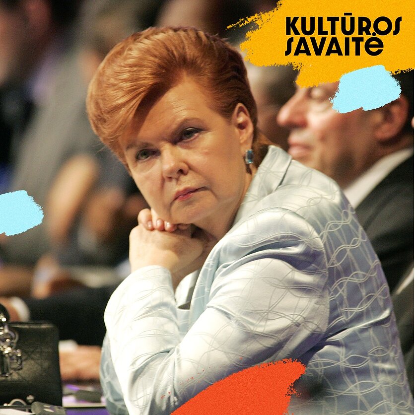 AP nuotr., Buvusi Latvijos prezidentė Vaira Vykė-Freiberga