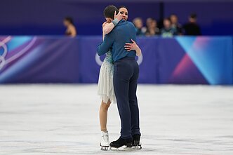 Charlène Guignard ir Marco Fabbri Charlène Guignard ir Marco Fabbri