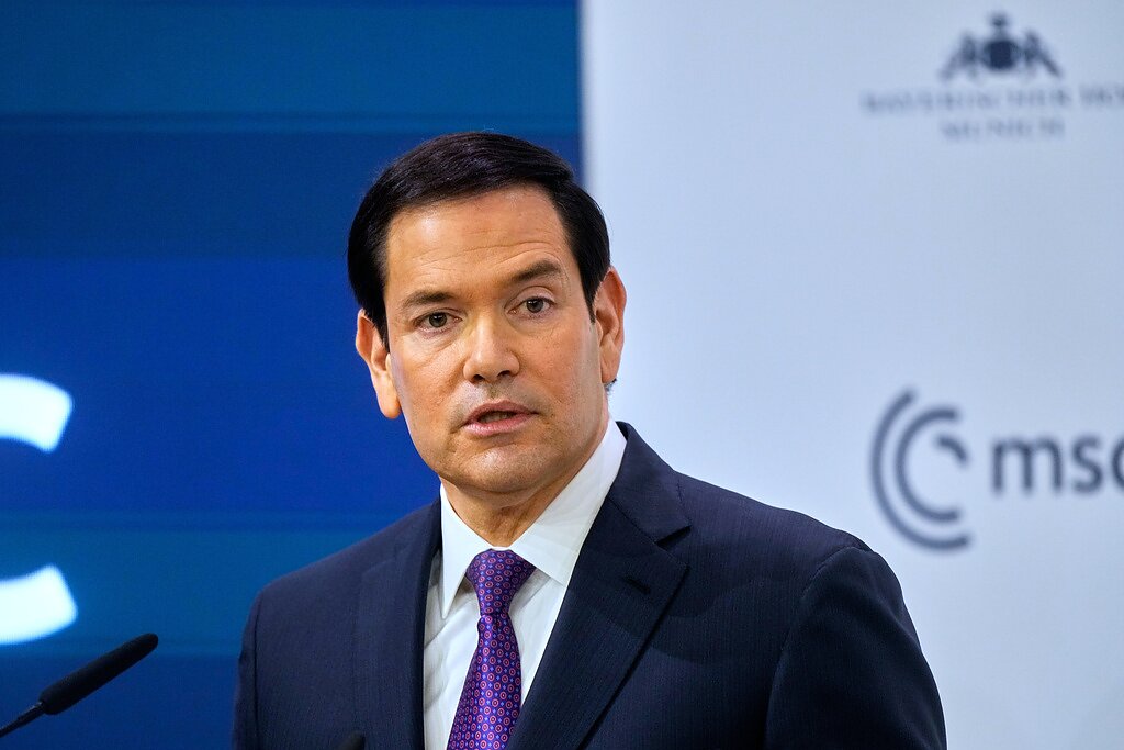 M. Rubio sekmadienį atvyko į Bratislavą iš Miuncheno saugumo konferencijos.