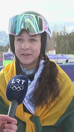 Vaikystės svajonę išpildžiusi olimpietė Stepanauskaitė: būti čia yra nuostabus jausmas