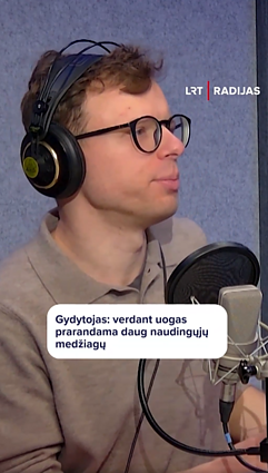 Gydytojas: verdant uogas prarandama daug naudingųjų medžiagų