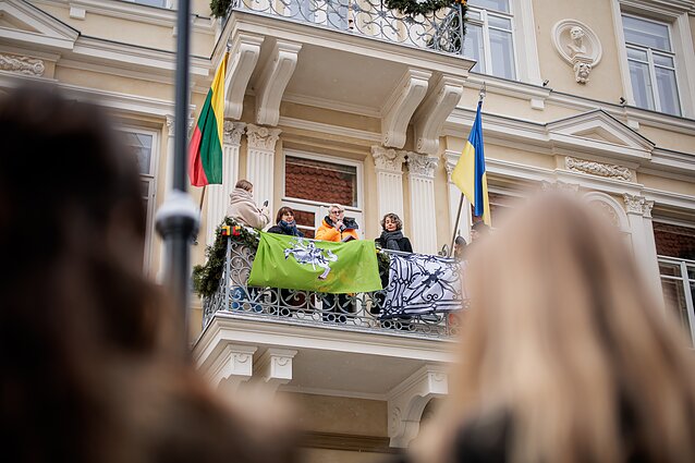 Signatarų namų vadovė apie garsųjį balkoną: pirmąkart kalba iš jo pasakyta tik 1998 m.
