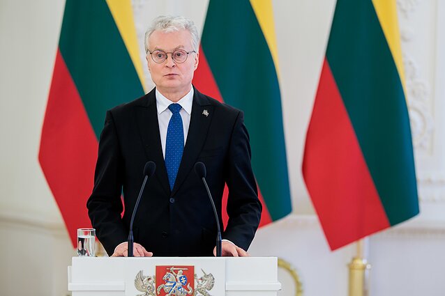 Robertos Metsolos ir Gitano Nausėdos spaudos konferencija