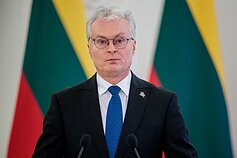 Robertos Metsolos ir Gitano Nausėdos spaudos konferencija