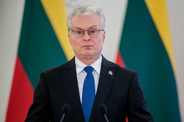 Robertos Metsolos ir Gitano Nausėdos spaudos konferencija