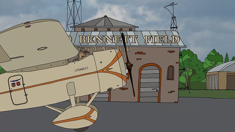 Daugų miestelis, aviacijos istorija ir Felikso Vaitkaus skrydis per Atlantą