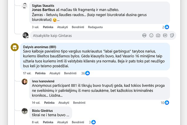 Socialiniame tinkle audringą reakciją sukėlė mero A. Visocko kalba