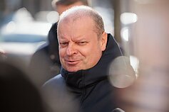 Saulius Skvernelis atvyko į apklausą STT