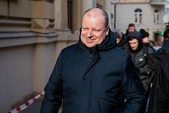 Saulius Skvernelis STT apklausoje užtruko apie valandą