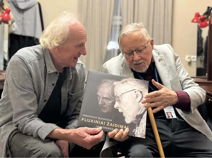 Vladimiras Tarasovas ir Vytautas Landsbergis Vladimiras Tarasovas ir Vytautas Landsbergis