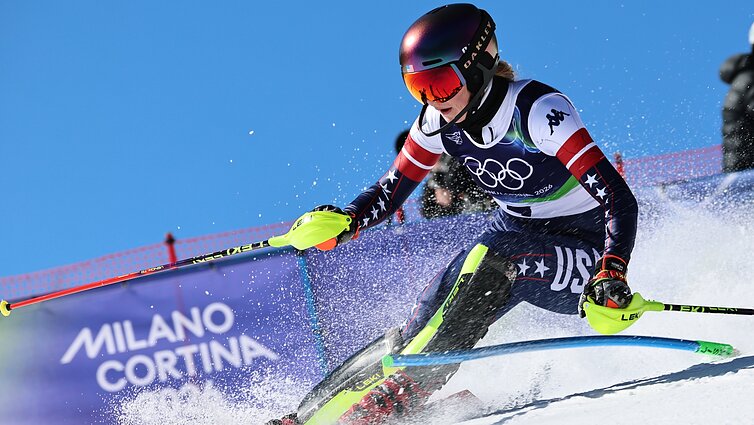 2026 m. Milano ir Kortinos žiemos olimpinės žaidynės. Slalomas. Moterys. Pirmasis bandymas