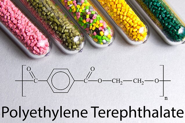 Polyethylene terephthalate (PET) pellets