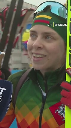 Po estafetės debiuto žaidynėse Traubaitė dėkojo sirgaliams