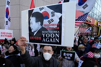 Yoon Suk-yeolo šalininkai