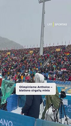 Į Antholcą atvykusių biatlono sirgalių emocijos – pačios karščiausios!