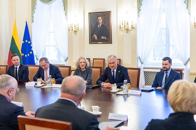 Prezidentūroje – susitikimas užsienio politikos ir saugumo klausimams aptarti
