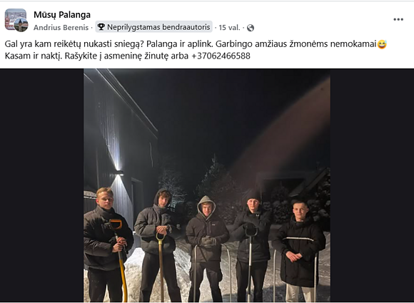 Moksleivių skelbimas internete