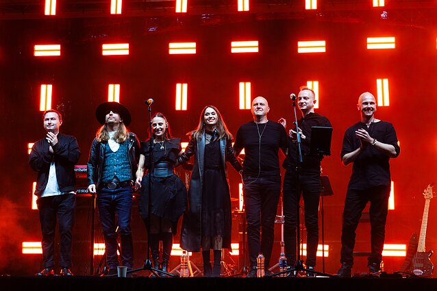 „Žalvarinio” koncerto akimirka 