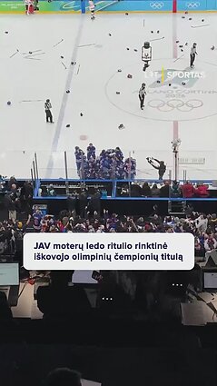 Dramatiškas ledo ritulio finalas kerėjo Milaną