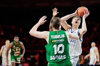 Karlis Šilinš ir Ąžuolas Tubelis, KMT pusfinalis: „Neptūnas“ – „Žalgiris“ Karlis Šilinš ir Ąžuolas Tubelis, KMT pusfinalis: „Neptūnas“ – „Žalgiris“