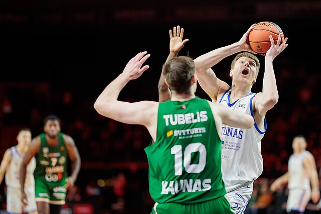 Karlis Šilinš ir Ąžuolas Tubelis, KMT pusfinalis: „Neptūnas“ – „Žalgiris“ Karlis Šilinš ir Ąžuolas Tubelis, KMT pusfinalis: „Neptūnas“ – „Žalgiris“
