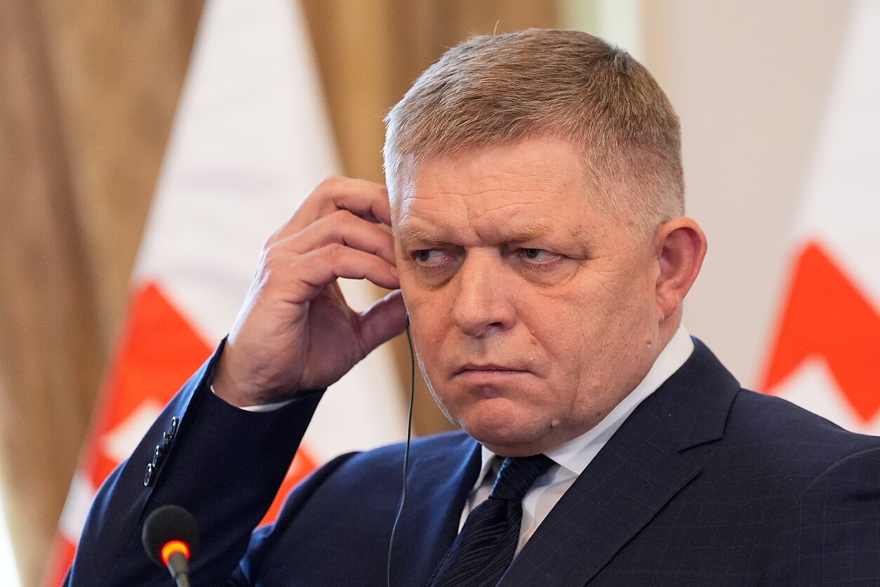 Slovakijos ministras pirmininkas Robertas Fico Slovakijos ministras pirmininkas Robertas Fico