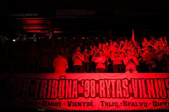 „Ryto“ sirgaliai, KMT pusfinalis: „Rytas“ – „Lietkabelis“ „Ryto“ sirgaliai, KMT pusfinalis: „Rytas“ – „Lietkabelis“