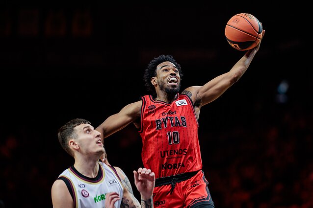 Jerrickas Hardingas ir Paulius Danusevičius, KMT pusfinalis: „Rytas“ – „Lietkabelis“ Jerrickas Hardingas ir Paulius Danusevičius, KMT pusfinalis: „Rytas“ – „Lietkabelis“