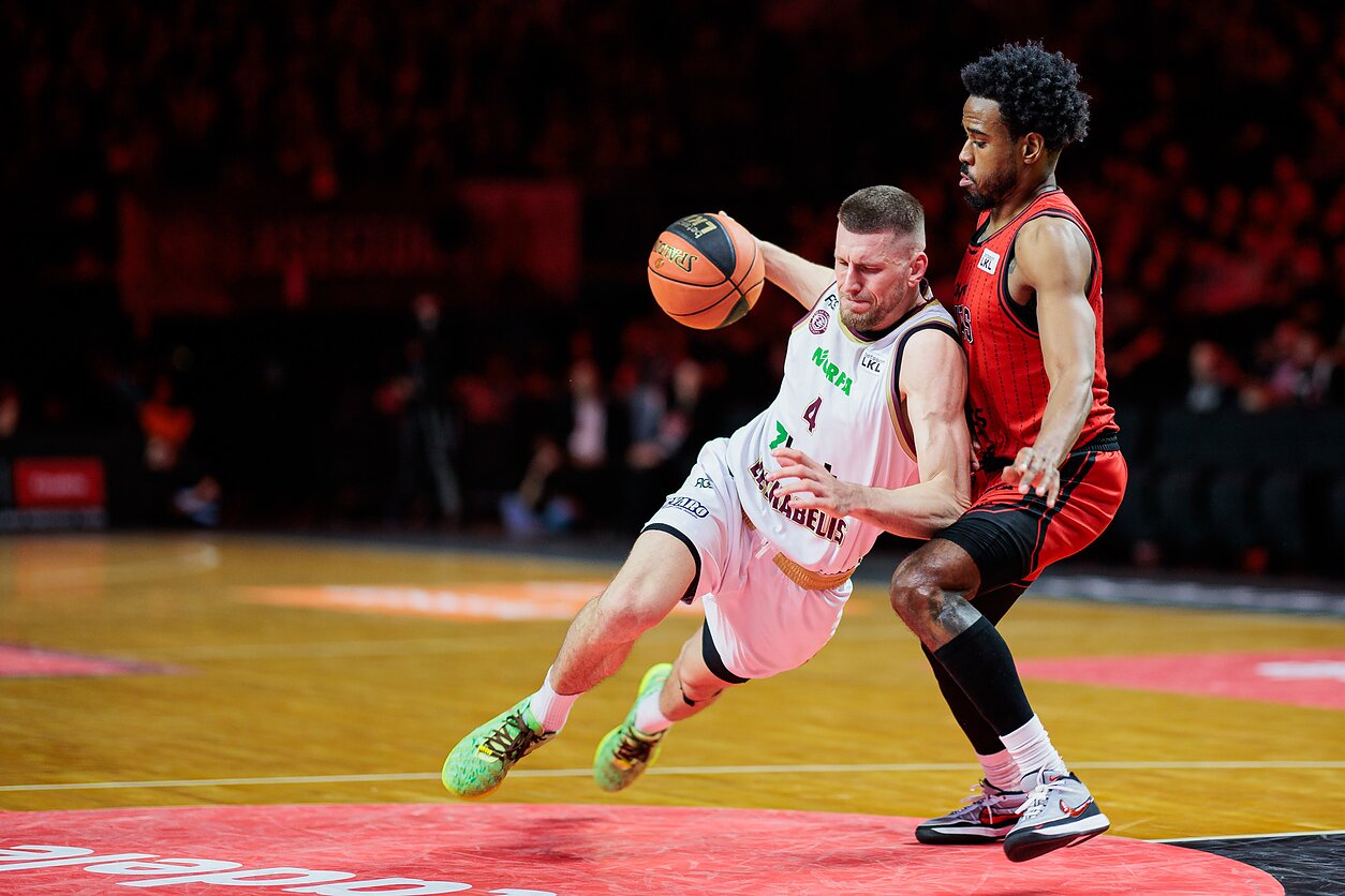 Justas Furmanavčius ir Jerickas Hardingas, KMT pusfinalis: „Rytas“ – „Lietkabelis“ Justas Furmanavčius ir Jerickas Hardingas, KMT pusfinalis: „Rytas“ – „Lietkabelis“