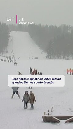 Reportažas iš Ignalinoje 2004 metais vykusios žiemos sporto šventės